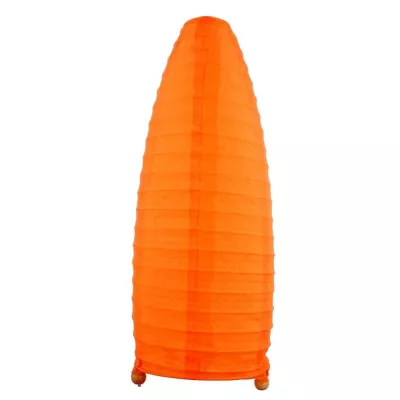Stolová papierová lampa PAPIRUS - 1xE14, 40W, oranžová
