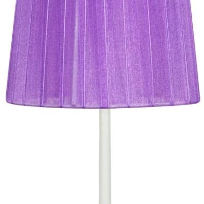Moderná stolná lampa RIFASA - 1xE14, 40W, biela / fialová