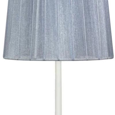 Moderná stolná lampa RIFASA - 1xE14, 40W, biela / šedá