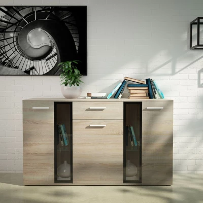 Komoda do obývačky SANA - dub sonoma