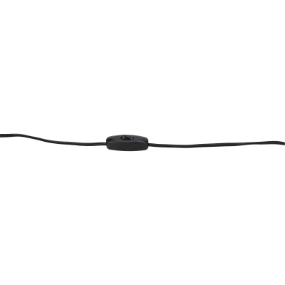 Stolná LED lampa v škandinávskom štýle SAKAI - 5,4W, 3000K (teplá biela), prírodné drevo / čierna