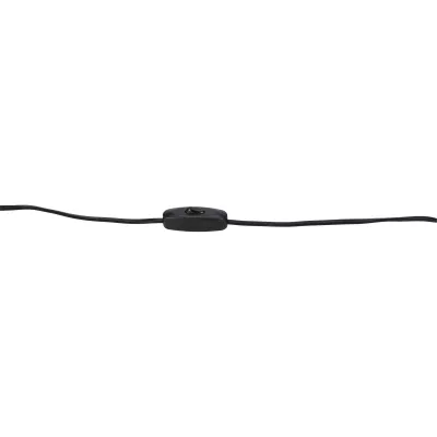 Stolná LED lampa v škandinávskom štýle SAKAI - 5,4W, 3000K (teplá biela), prírodné drevo / čierna