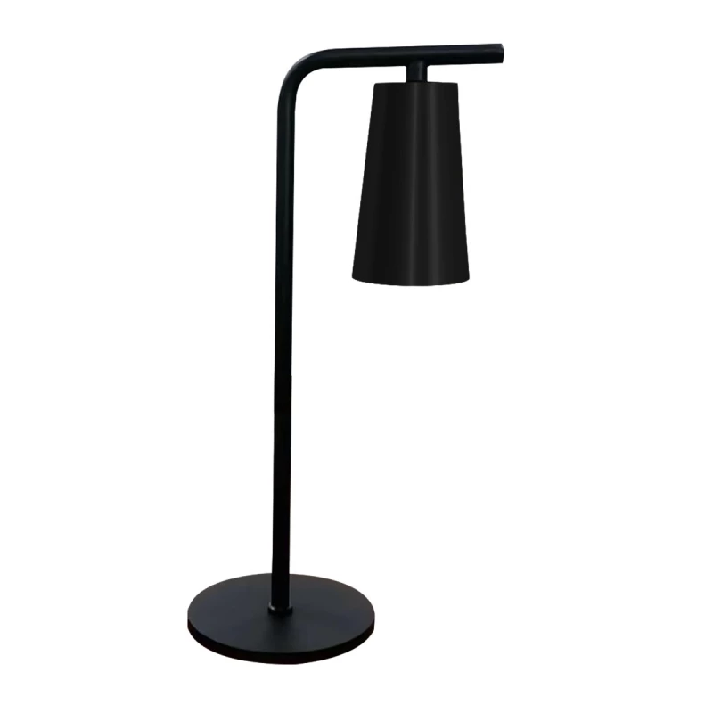 Stolná lampa k posteli SIDER - 1xGU10, 15W, čierna