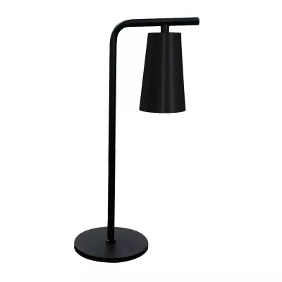 Stolná lampa k posteli SIDER - 1xGU10, 15W, čierna