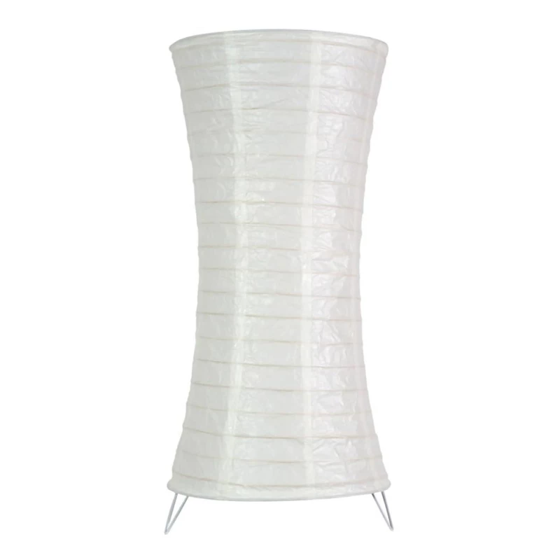 Papierová stolná lampa TAI 2 - 1xE14, 40W, biela
