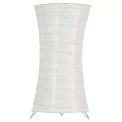 Papierová stolná lampa TAI 1 - 1xE14, 40W, biela