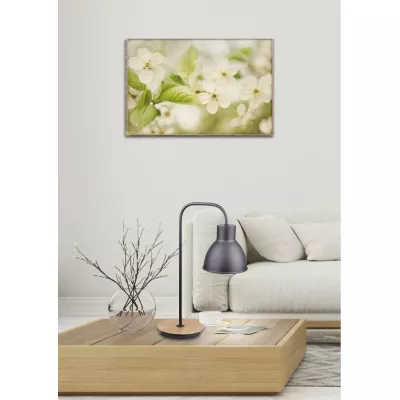 Stolná lampa v škandinávskom štýle VARIO - 1xE27, 60W, čierna