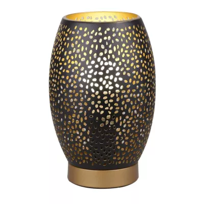 Stolná dizajnová lampa VENUS - 1xE27, 60W, čierna / zlatá