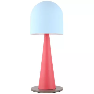 Stolová lampa VISBY - 1xE27, 40W, červená / modrá
