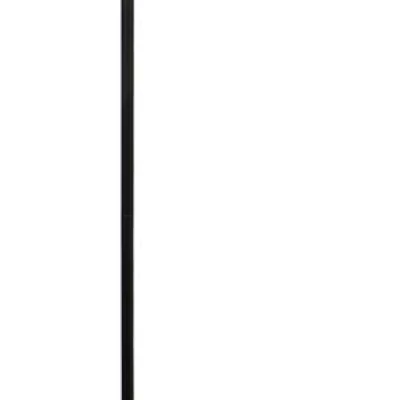 Stojacia industriálna lampa BERNITA - 1xE27, 60W, čierna / hnedá
