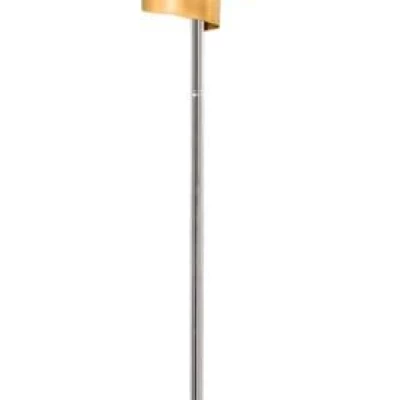 Stojacia lampa DENIS - 1xE27, 60W, chrómovaná / zlatá