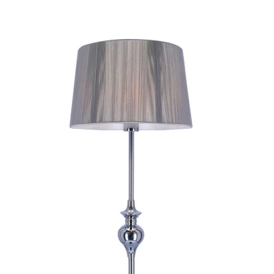 Stojacia moderná lampa GILLENIA - 1xE27, 60W, strieborná