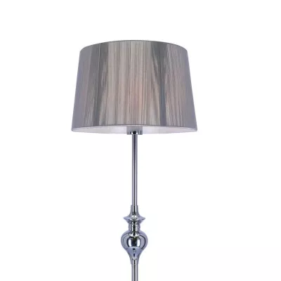 Stojacia moderná lampa GILLENIA - 1xE27, 60W, strieborná