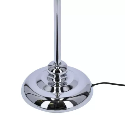 Stojacia moderná lampa GILLENIA - 1xE27, 60W, strieborná
