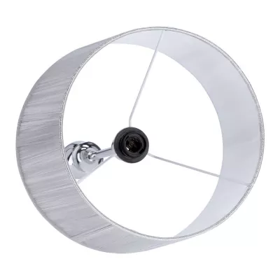 Stojacia moderná lampa GILLENIA - 1xE27, 60W, strieborná