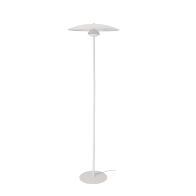 Stojacia LED lampa v škandinávskom štýle LUND - 16W, 3000K (teplá biela), biela