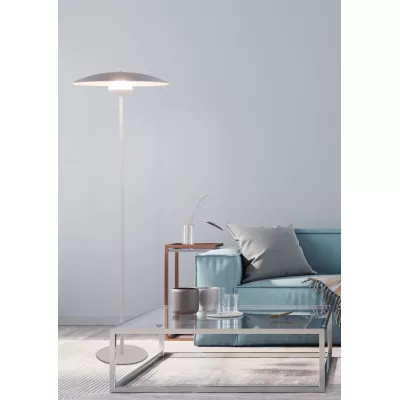 Stojacia LED lampa v škandinávskom štýle LUND - 16W, 3000K (teplá biela), biela