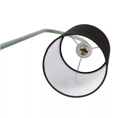 Stojacia dizajnová lampa RAVELLO - 1xE14, 40W, čierna / zelená
