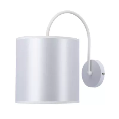 Nástenná moderná lampa ATLANTA - 1xE27, 40W, biela / zlatá