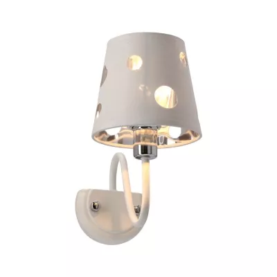 Moderná nástenná lampa BATLEY - 1xE14, 60W, biela