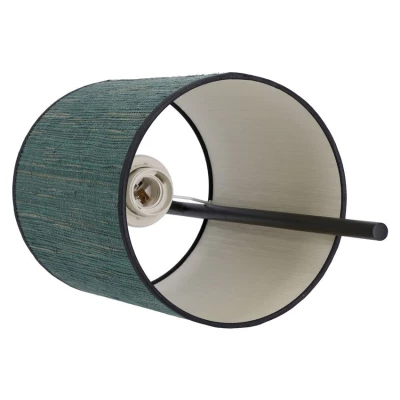 Moderná nástenná lampa BENDI - 1xE27, 40W, čierna / zelená