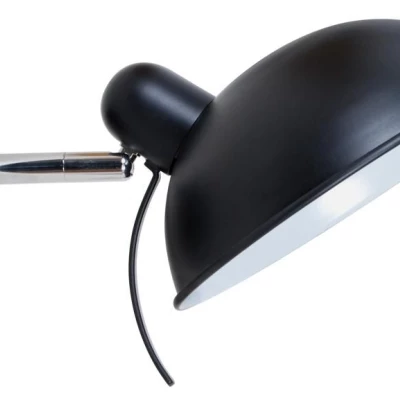 Nástenná flexibilná lampa DURIO - 1xE14, 40W, čierna