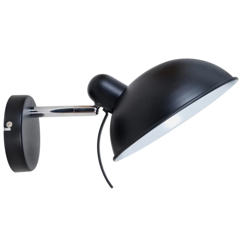 Nástenná flexibilná lampa DURIO - 1xE14, 40W, čierna