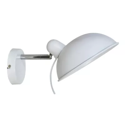 Nástenná flexibilná lampa DURIO - 1xE14, 40W, biela