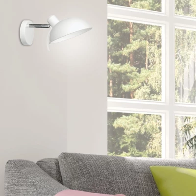 Nástenná flexibilná lampa DURIO - 1xE14, 40W, biela