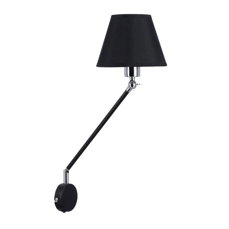 Flexibilná nástenná lampa FILLY - 1xE27, 40W, matná čierna