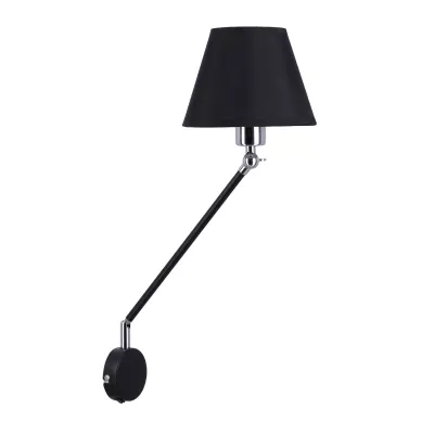 Flexibilná nástenná lampa FILLY - 1xE27, 40W, matná čierna
