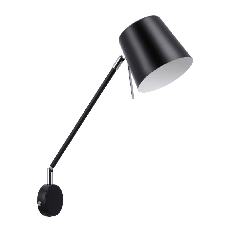 Flexibilná nástenná lampa KILLY - 1xE27, 40W, matná čierna