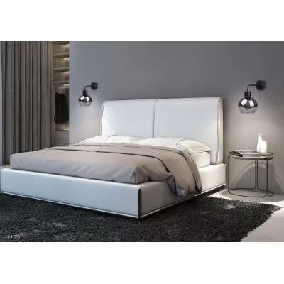 Moderné nástenné osvetlenie LADY - 1xE27, 40W, čierne / dymové sklo