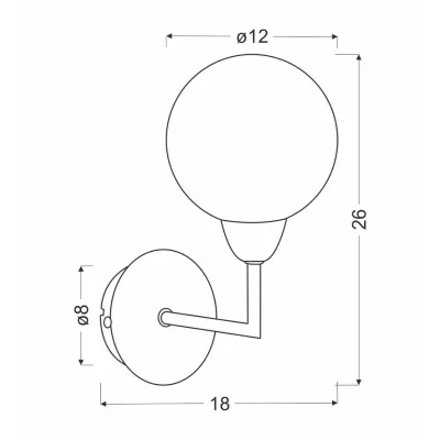 Nástenné moderné svietidlo LOGOS - 1xG9, 25W, strieborné / biele