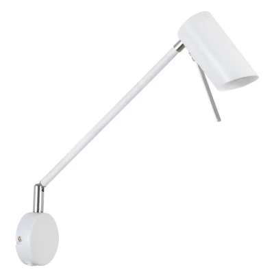 Flexibilná nástenná lampa na čítanie MILLY - 1xGU10, 40W, matná biela
