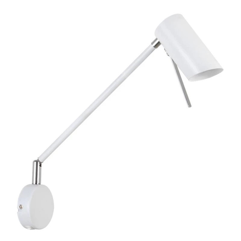 Flexibilná nástenná lampa na čítanie MILLY - 1xGU10, 40W, matná biela