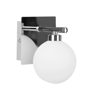 Moderné nástenné osvetlenie ODEN - 1xG9, 40W, chrómované / biele