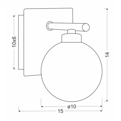 Moderné nástenné osvetlenie ODEN - 1xG9, 40W, chrómované / biele