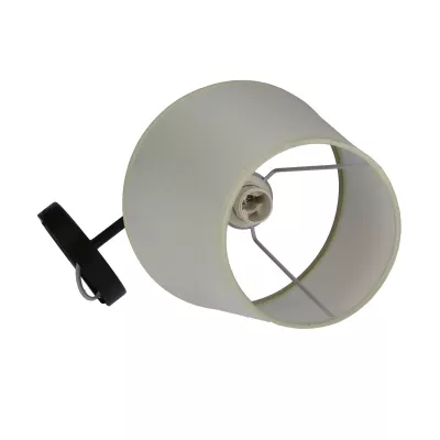 Moderná nástenná lampa PASTERI - 1xE14, 40W, čierna / béžová
