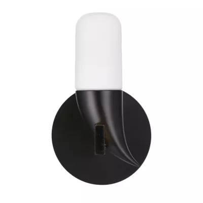 Dizajnové nástenné LED osvetlenie SAKAI - 5,4W, 3000K (teplá biela), prírodné drevo / čierna