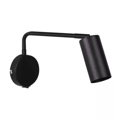 Nástenná lampa k posteli TINA - 1xGU10, 15W, čierna