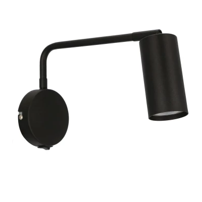 Nástenná lampa k posteli TINA - 1xGU10, 15W, čierna