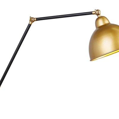 Čítacia lampa s ramenom TRUCK - 1xE27, 40W, čierna / zlatá