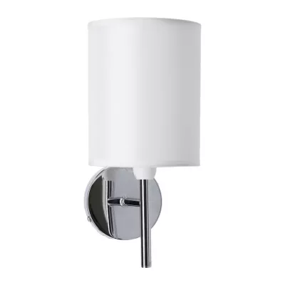 Nástenné moderné osvetlenie YAN - 1xE14, 40W, chrómované / biele