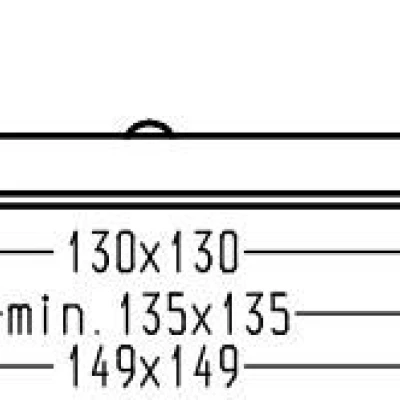 Zápustné LED stropné osvetlenie ACTON - 9W, 4000K (denná biela), 14,9x14,9cm, hranaté, biele