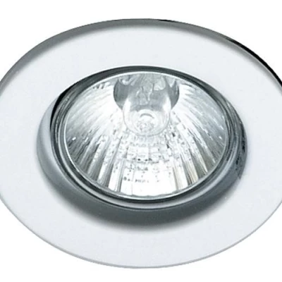 Vstavané stropné svietidlo ALLAGASH - 1xGU10, 50W, 8,2 cm, okrúhle, biele