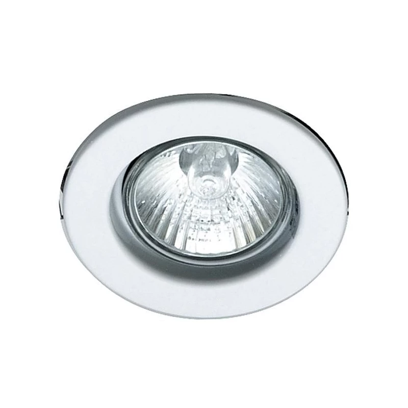 Vstavané stropné svietidlo ALLAGASH - 1xGU10, 50W, 8,2 cm, okrúhle, biele