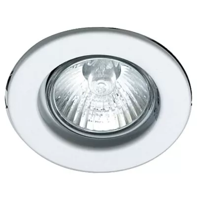 Vstavané stropné svietidlo ALLAGASH - 1xGU10, 50W, 8,2 cm, okrúhle, biele
