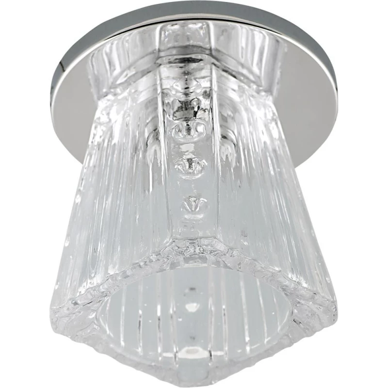 Stropné zápustné osvetlenie AMBLER - 1xG4, 20W, chrómované