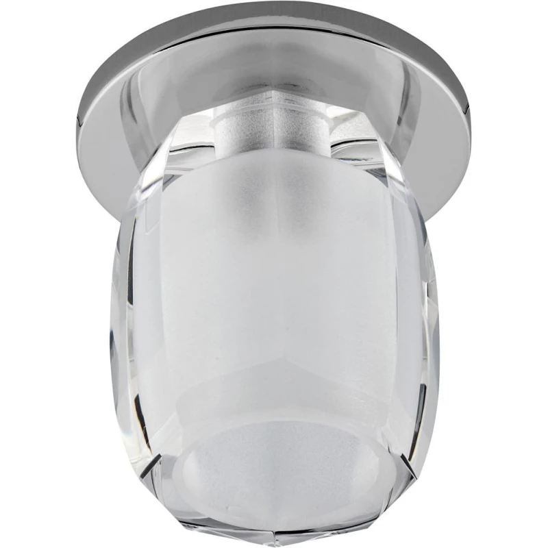 Stropné zápustné okrúhle svetlo BARROW - 1xG4, 20W, chrómované